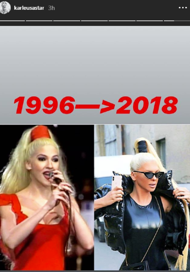NEKAD I SAD: Jelena Karleuša objavila svoju fotografiju od pre 22