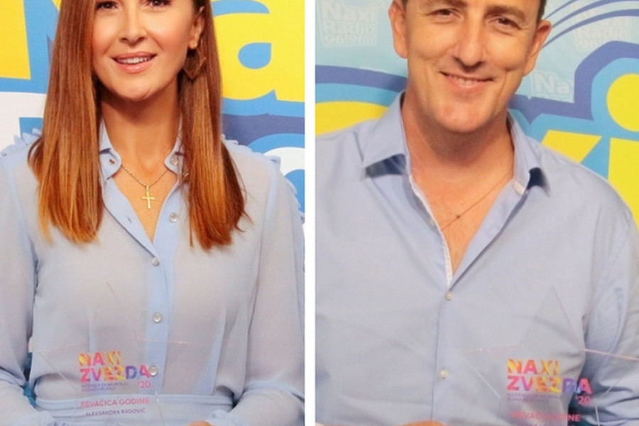 NAXI ZVEZDA 2020: Aleksandra Radović i Sergej Ćetković proslavili titulu najboljih pevača godine