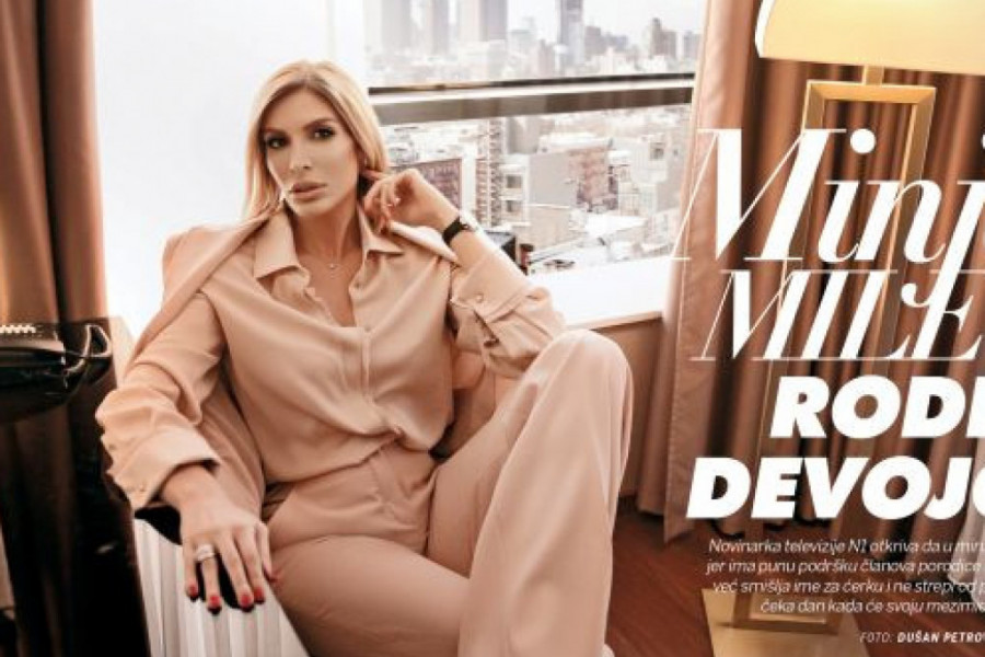 Minja Miletić za magazin "STORY" otkriva: Rodiću devojčicu!