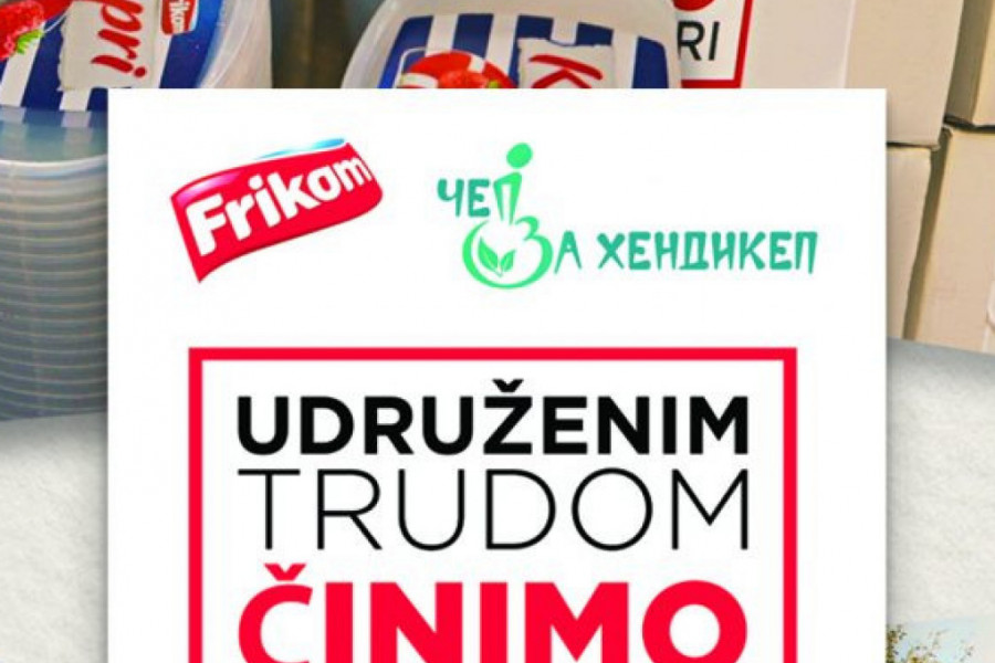 Velika podrška Frikoma udruženju „ČEP ZA HENDIKEP“: Potrošači prikupili više od 100.000 poklopaca!
