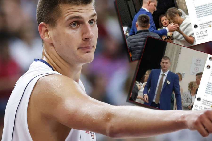 Oženio se Nikola Jokić! Prvi ples bio je bajkovit, a mlada - prava princeza!