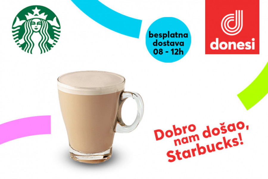 Starbucks na kućnoj adresi: Besplatna dostava do kraja meseca na Donesi