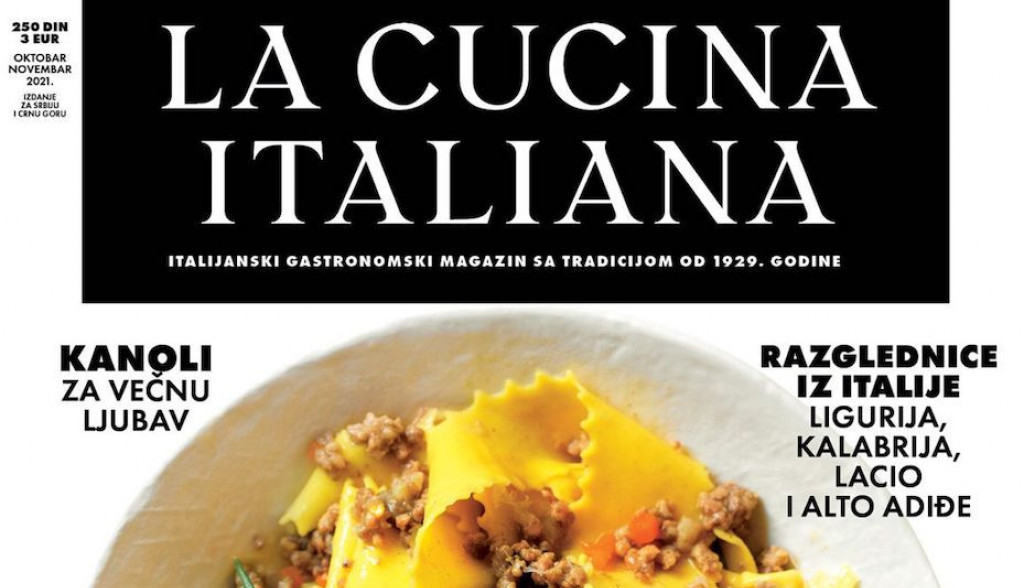 U prodaji je nova La Cucina Italiana! Najpopularniji gastronomski magazin u regionu!