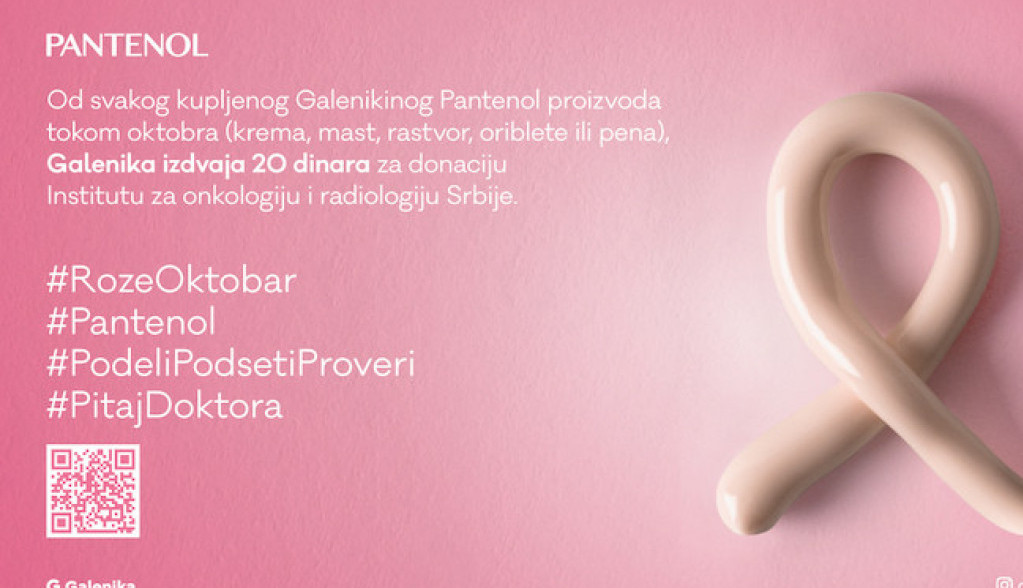 Galenika i Pantenol u Mesecu borbe protiv raka dojke Galenika i Pantenol u Mesecu borbe protiv raka dojke
