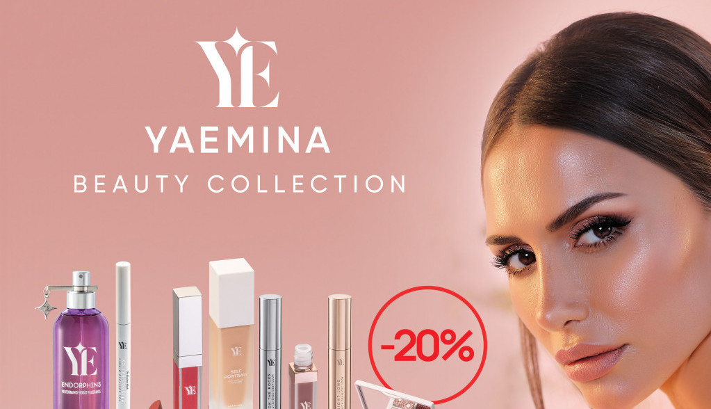 Yaemina Beauty – gde god da si ti: Cela kolekcija kozmetike Emine Jahović dostupna je online na Shoppster.com!