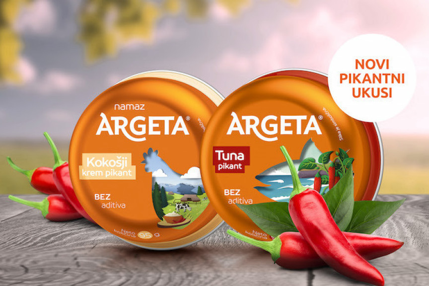 Novi ukusi iz Argete: Kokošiji krem pikant i Tuna pikant namazi vas izazivaju da ih probate
