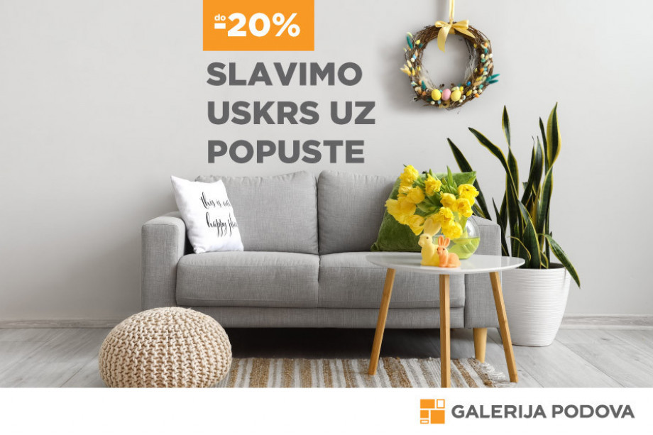 U Galeriji Podova Uskrs se slavi uz popuste! U Galeriji Podova Uskrs se slavi uz popuste!