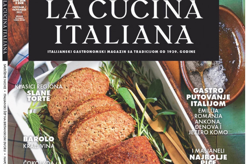 U prodaji je novi broj magazina LA CUCINA ITALIANA: Uživajte u najlepšoj gastronomiji, vinima i putovanjima po Italiji U prodaji je novi broj magazina LA CUCINA ITALIANA: Uživajte u najlepšoj gastronomiji, vinima i putovanjima po Italiji
