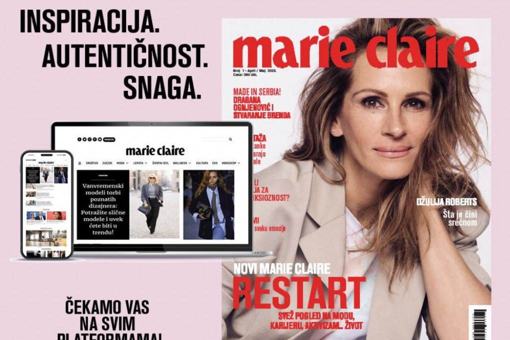 Magazin Marie Claire na srpskom jeziku od danas na kioscima!