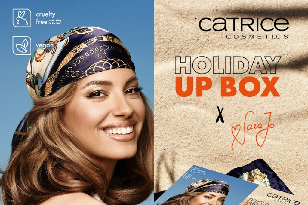 NOVA SARADNJA make up brenda Catrice & Sare Jo:  Uhvatite beskrajni osećaj leta uz Catrice HOLIDAY UP BOX x Sara Jo