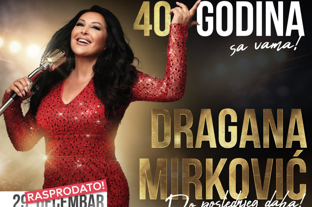 Dragana pustila karte za drugu Arenu i objavila: Trećeg beogradskog koncerta neće biti
