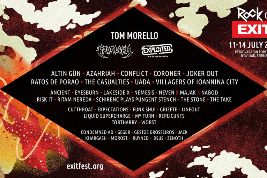 Od osnivača RATM do braće Cavalera: Gitarski zvuk na Exitu pojačava preko 30 bendova! Od osnivača RATM do braće Cavalera: Gitarski zvuk na Exitu pojačava preko 30 bendova!