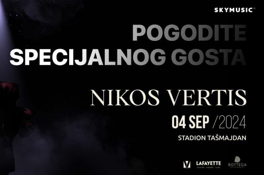 Nikos Vertis najavio specijalnog gosta na koncertu u Beogradu! Nikos Vertis najavio specijalnog gosta na koncertu u Beogradu!