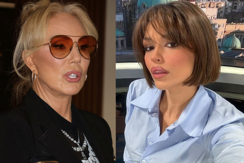 Brena odbrusila Viktorovoj devojci pred svima (FOTO) Brena odbrusila Viktorovoj devojci pred svima (FOTO)