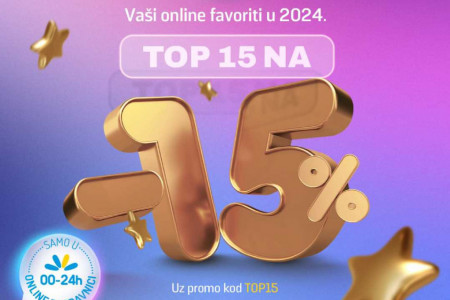 Uz promo kod TOP15, ostvarite -15% popusta na omiljene Lilly proizvode – čak i na već snižene! Uz promo kod TOP15, ostvarite -15% popusta na omiljene Lilly proizvode – čak i na već snižene!
