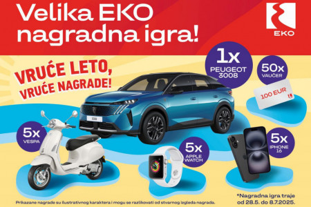 Velika EKO nagradna igra Vruće leto, vruće nagrade!