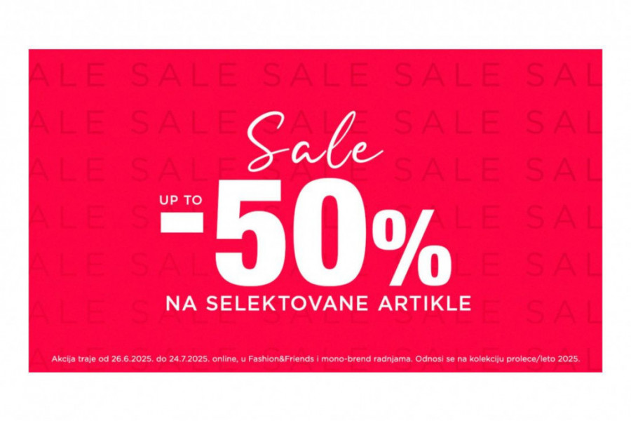 Počeo je veliki letnji SALE u svim Fashion Company radnjama, a evo koji artikli su 50% sniženi
