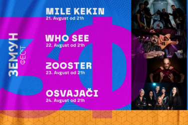Zemun Fest 2025: Muzika, film i letnji ritam na obali Dunava od 21. avgusta
