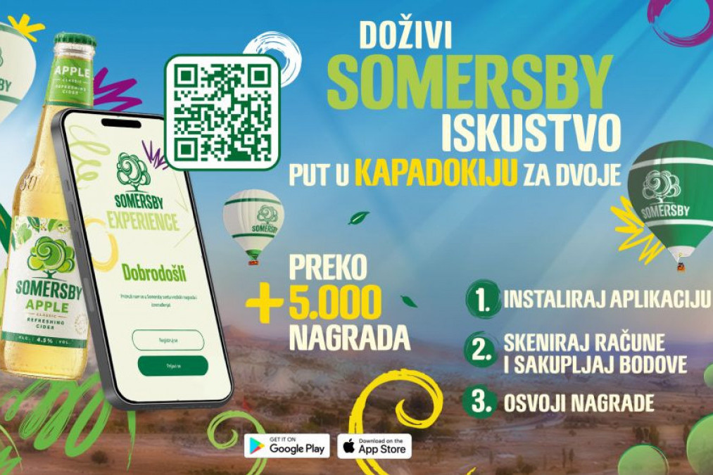 Novo poglavlje lojalnosti i zabave: Somersby Experience aplikacija koja spaja osveženje i letnju avanturu Novo poglavlje lojalnosti i zabave: Somersby Experience aplikacija koja spaja osveženje i letnju avanturu