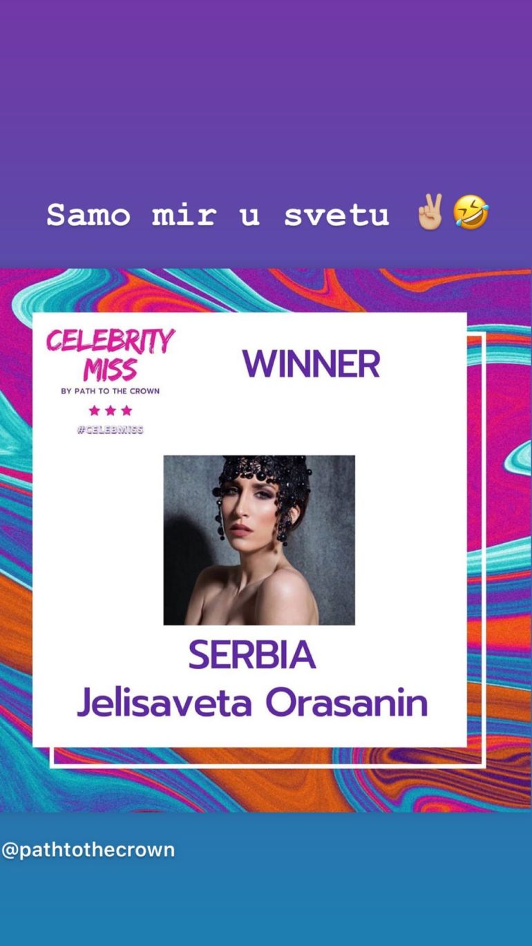 jelisaveta orašanin mis instagrama
